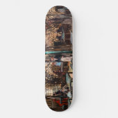 Vincent Van Gogh - La Guinguette op Montmartre Persoonlijk Skateboard (Voorkant)
