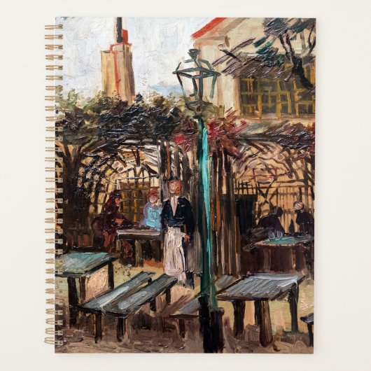 Vincent Van Gogh - La Guinguette op Montmartre Planner (Voorkant)