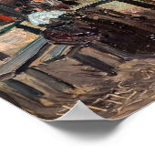 Vincent Van Gogh - La Guinguette op Montmartre Poster (Hoek)