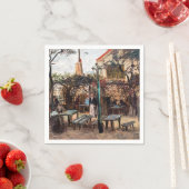 Vincent Van Gogh - La Guinguette op Montmartre Servet (Insitu)