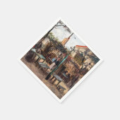 Vincent Van Gogh - La Guinguette op Montmartre Servet (Hoek)