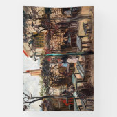 Vincent Van Gogh - La Guinguette op Montmartre Spandoek (Verticaal)