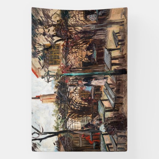 Vincent Van Gogh - La Guinguette op Montmartre Spandoek