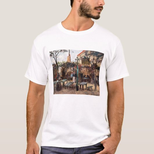 Vincent Van Gogh - La Guinguette op Montmartre T-shirt (Voorkant)