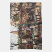 Vincent Van Gogh - La Guinguette op Montmartre Theedoek (Verticaal)