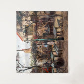 Vincent Van Gogh - La Guinguette op Montmartre Wandkleed (Voorkant)