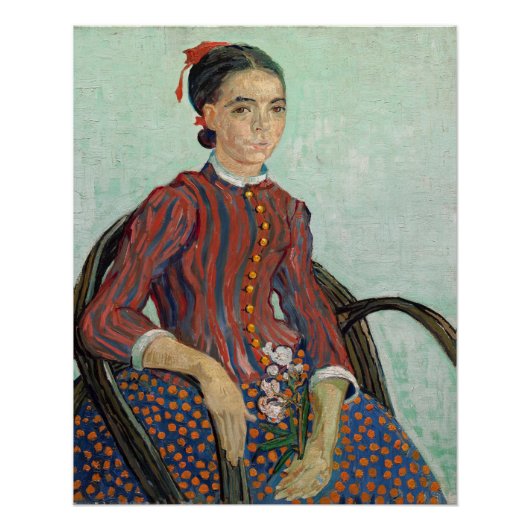 Vincent van Gogh | La Mousme, 1888 Poster (Voorkant)