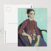 Vincent van Gogh - La Mousme Briefkaart (Voorkant / Achterkant)