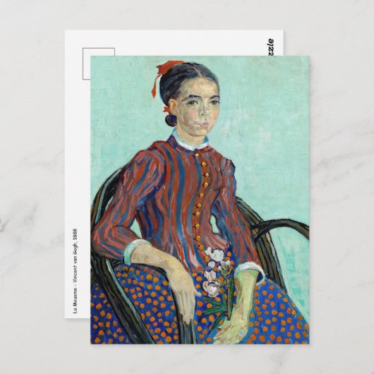 Vincent van Gogh - La Mousme Briefkaart (Voorkant / Achterkant)