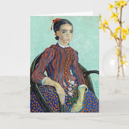 Vincent van Gogh - La Mousme Kaart (Gele Bloem)