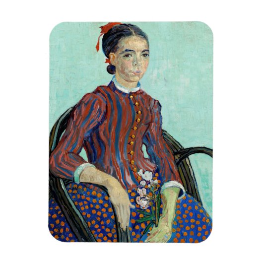 Vincent van Gogh - La Mousme Magneet (Verticaal)