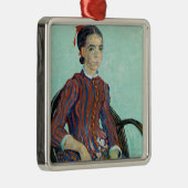 Vincent van Gogh - La Mousme Metalen Ornament (Rechts)