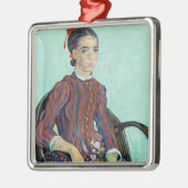Vincent van Gogh - La Mousme Metalen Ornament (Links)