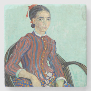 Vincent van Gogh - La Mousme Stenen Onderzetter