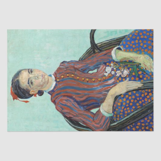 Vincent van Gogh - La Mousme Tissuepapier (Voorkant)