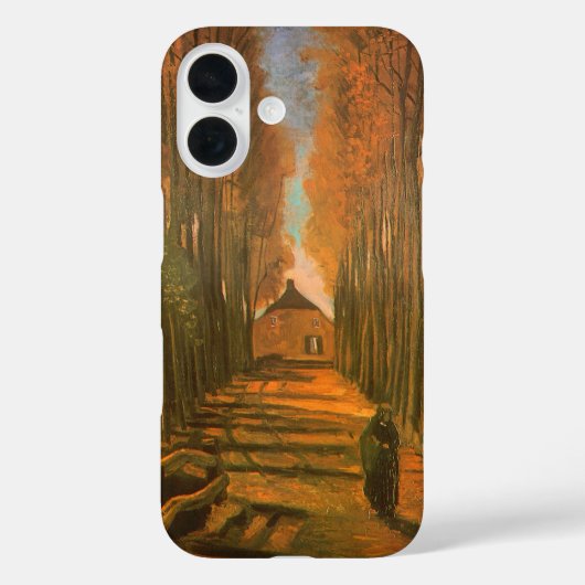 Vincent van Gogh - Laan met populieren in de herfs Case-Mate iPhone Case (Achterkant)