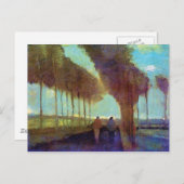 Vincent van Gogh - Landkreis met twee cijfers Briefkaart (Voorkant / Achterkant)