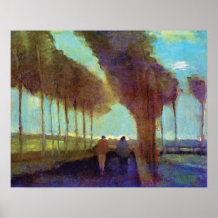 Vincent van Gogh - Landkreis met twee cijfers Poster