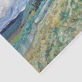 Vincent van Gogh, Landscape from Saint-Rémy (1889) Tissuepapier (Detail)