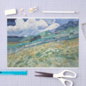 Vincent van Gogh, Landscape from Saint-Rémy (1889) Tissuepapier (Craft)