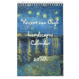 Vincent van Gogh Landscapes Calendar Kalender
