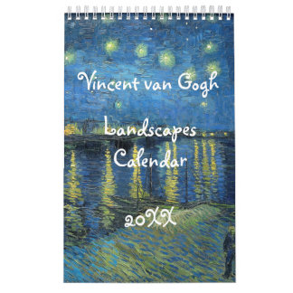 Vincent van Gogh Landscapes Calendar Kalender