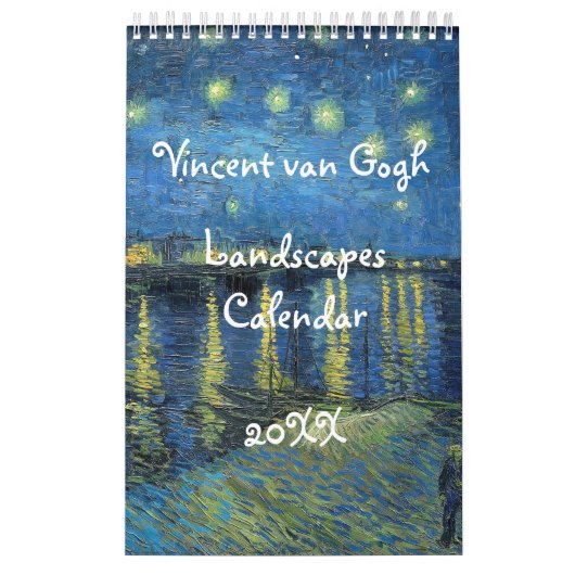 Vincent van Gogh Landscapes Calendar Kalender (Hoes)
