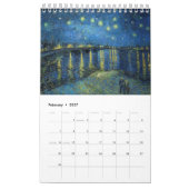 Vincent van Gogh Landscapes Calendar Kalender (Feb 2027)