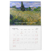 Vincent van Gogh Landscapes Fine Art Kalender (Feb 2027)
