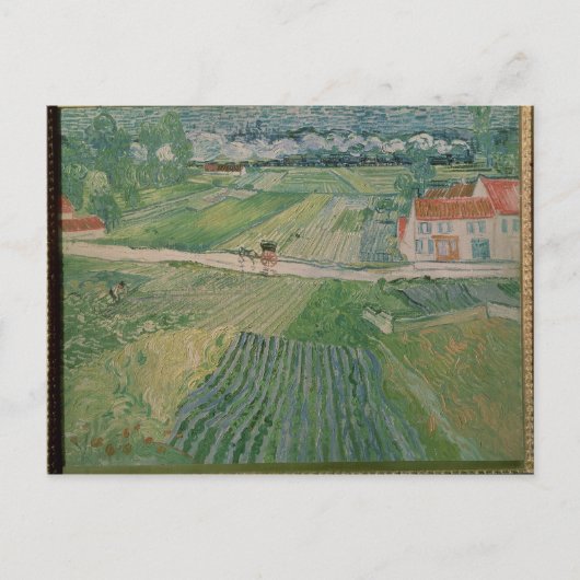 Vincent van Gogh | Landschap Auvers Briefkaart (Voorkant)
