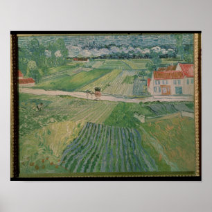 Vincent van Gogh Landschap Auvers Poster