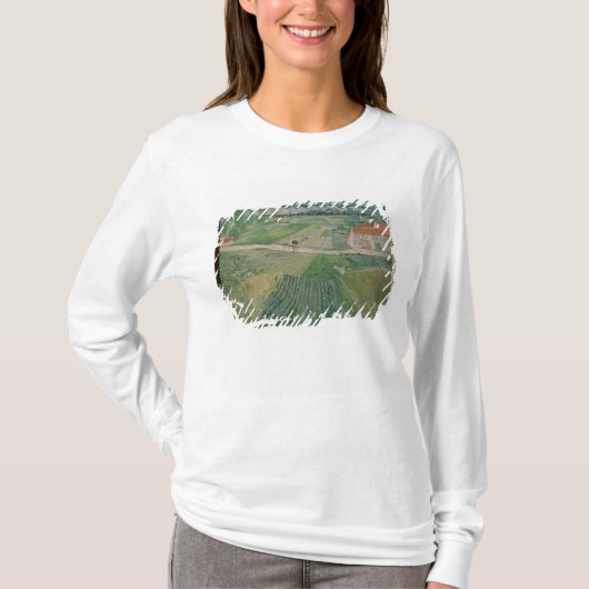Vincent van Gogh | Landschap Auvers T-shirt (Voorkant)