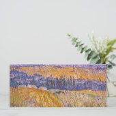 Vincent van Gogh - Landschap bij Auvers in de rege (Staand voorkant)