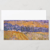Vincent van Gogh - Landschap bij Auvers in de rege (Voorkant / Achterkant)