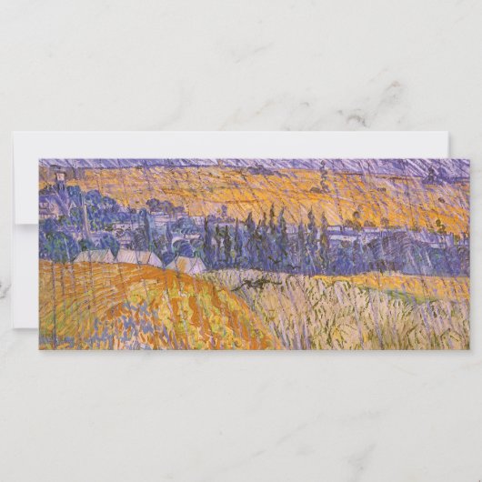 Vincent van Gogh - Landschap bij Auvers in de rege (Voorkant)