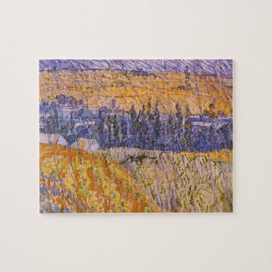 Vincent van Gogh - Landschap bij Auvers in de rege Legpuzzel (Horizontaal)