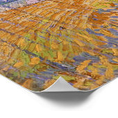 Vincent van Gogh - Landschap bij Auvers in de rege Poster (Hoek)