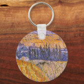 Vincent van Gogh - Landschap bij Auvers in de rege Sleutelhanger (Voorkant)