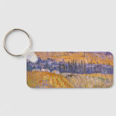 Vincent van Gogh - Landschap bij Auvers in de rege Sleutelhanger (Achterkant)