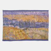 Vincent van Gogh - Landschap bij Auvers in de rege Theedoek (Horizontaal)