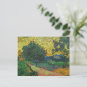 Vincent van Gogh - Landschap bij schemering Briefkaart (Staand voorkant)