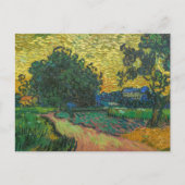 Vincent van Gogh - Landschap bij schemering Briefkaart (Voorkant)