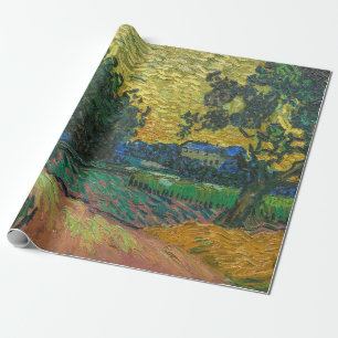 Vincent van Gogh - Landschap bij schemering Cadeaupapier