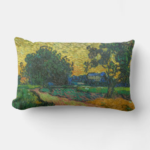Vincent van Gogh - Landschap bij schemering Kussen