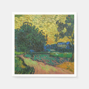 Vincent van Gogh - Landschap bij schemering Servet