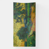 Vincent van Gogh - Landschap bij schemering Spandoek (Verticaal)