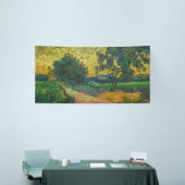 Vincent van Gogh - Landschap bij schemering Spandoek (Beurs)