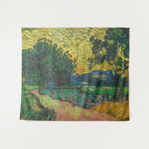 Vincent van Gogh - Landschap bij schemering Wandkleed