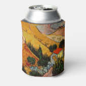 Vincent van Gogh - Landschap, Huis en ploegenman Blikjeskoeler (Blikje Achterkant)