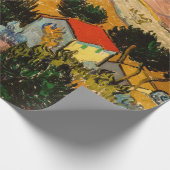 Vincent van Gogh - Landschap, Huis en ploegenman Cadeaupapier (Hoek)